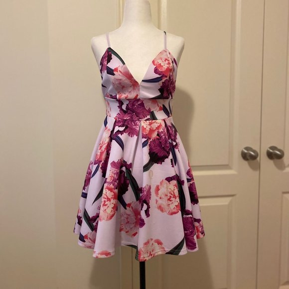 Floral Mini Dress - Picture 3 of 4